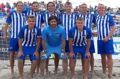 Hertha BSC 3.Platz Deutsche Beachsoccer Meisterschaften 2017, Foto: Hertha BSC