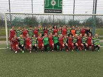 U14-Juniorinnen zu Gast beim Hamburger Fußball-Verband, Foto: privat